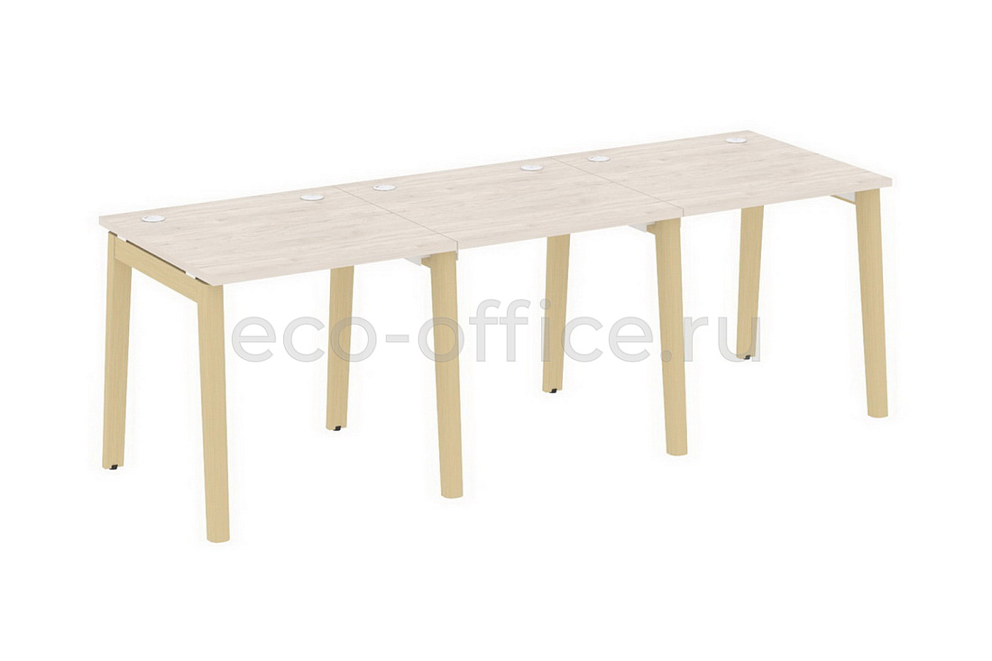 Рабочая станция на 3 рабочих места ONIX WOOD OW.RS-3.0.8 Денвер Светлый / Дуб Светлый  стоимость