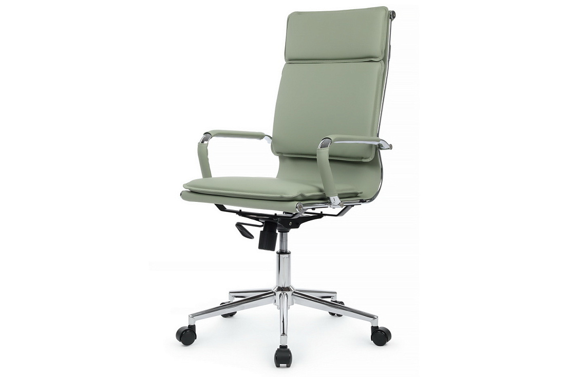 Кресло руководителя RV Chair HUGO 6003-1SE Зелёная экокожа  стоимость