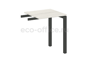 Приставной элемент на П-образном м/к METAL SYSTEM QUATTRO 5x5 50БП.ПР-1 Дуб Наварра / Антрацит металл фото