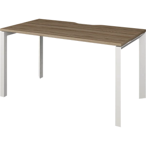 Стол на металлокаркасе Protech НТМП.П-120 Дуб сафари/Белый фото