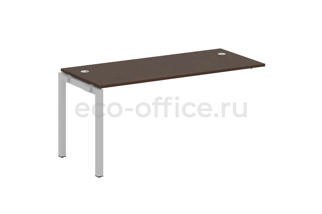 Проходной наборный элемент METAL SYSTEM QUATTRO 5x5 50БП.ПРС-СП-1.4 Венге Цаво / Серый металл купить в Москве