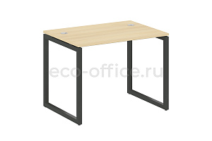 Стол письменный METAL SYSTEM QUATTRO 4x4 40БО.СП-1 Акация Лорка / Антрацит металл фото