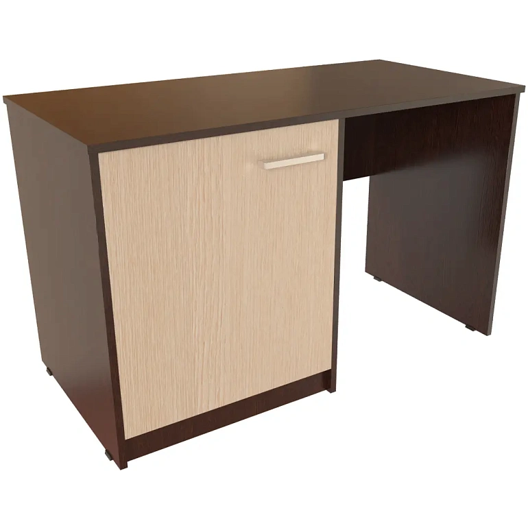 стол с тумбой под минибар protech т-117 дуб венге/ясень шимо фото