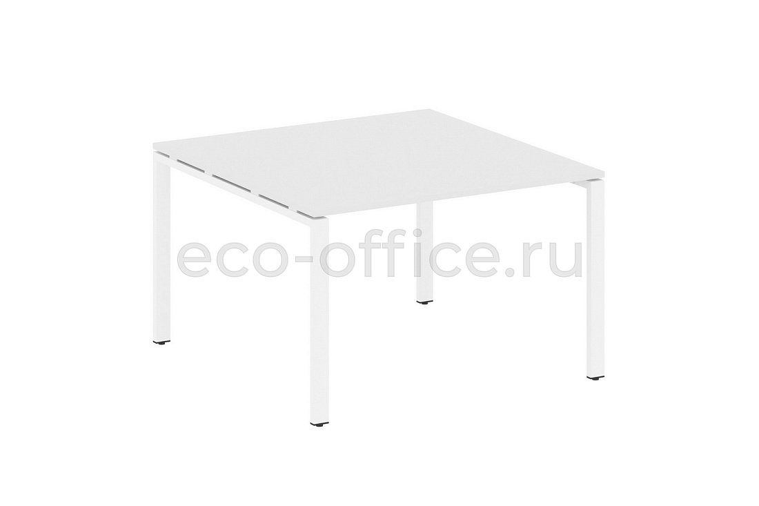 Стол переговорный (1 столешница) METAL SYSTEM STYLE БП.ПРГ-1.2 Белый / Белый металл  стоимость