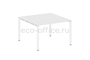 Стол переговорный (1 столешница) METAL SYSTEM STYLE БП.ПРГ-1.2 Белый / Белый металл фото