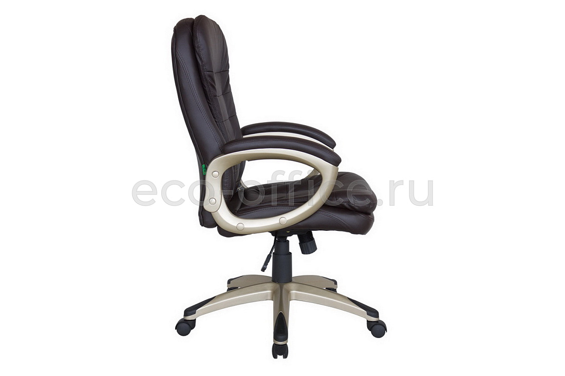 Кресло руководителя RV Chair SOFT 9110 Тёмно-коричневая экокожа  стоимость