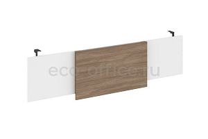 Царга для стола руководителя L1980 ONIX WOOD DIRECT O.M-CSR-6 Белый Бриллиант / Дуб Аризона / Антрацит металл фото