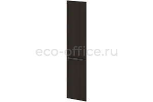 Дверь высокая правая GRACE L-031 R Дуб Линдберг тёмный фото