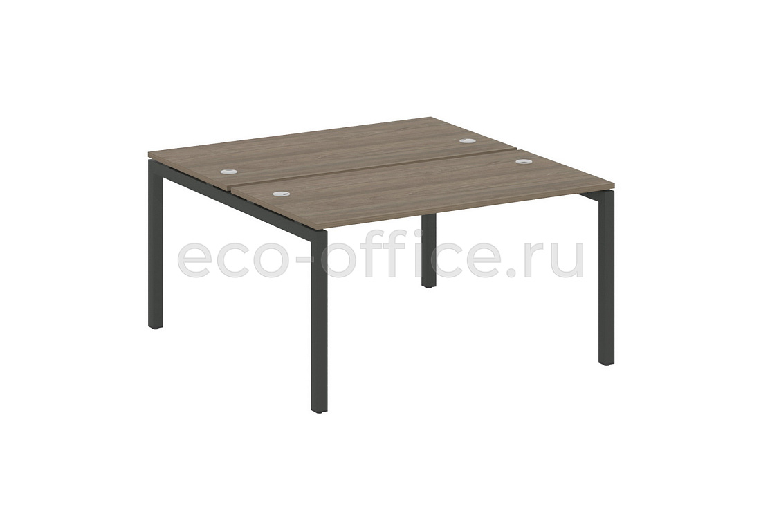 Рабочая станция METAL SYSTEM QUATTRO 5x5 50БП.РАС-СП-2.3 Вяз Благородный / Антрацит металл  купить в Москве
