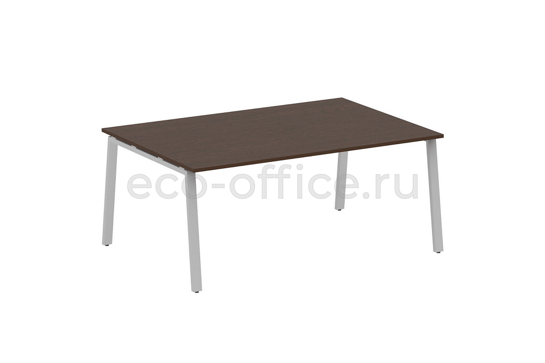 Стол переговорный (1 столешница) METAL SYSTEM STYLE БА.ПРГ-1.5 Венге Цаво / Серый металл  стоимость