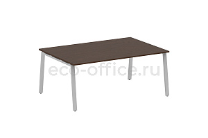 Стол переговорный (1 столешница) METAL SYSTEM STYLE БА.ПРГ-1.5 Венге Цаво / Серый металл фото