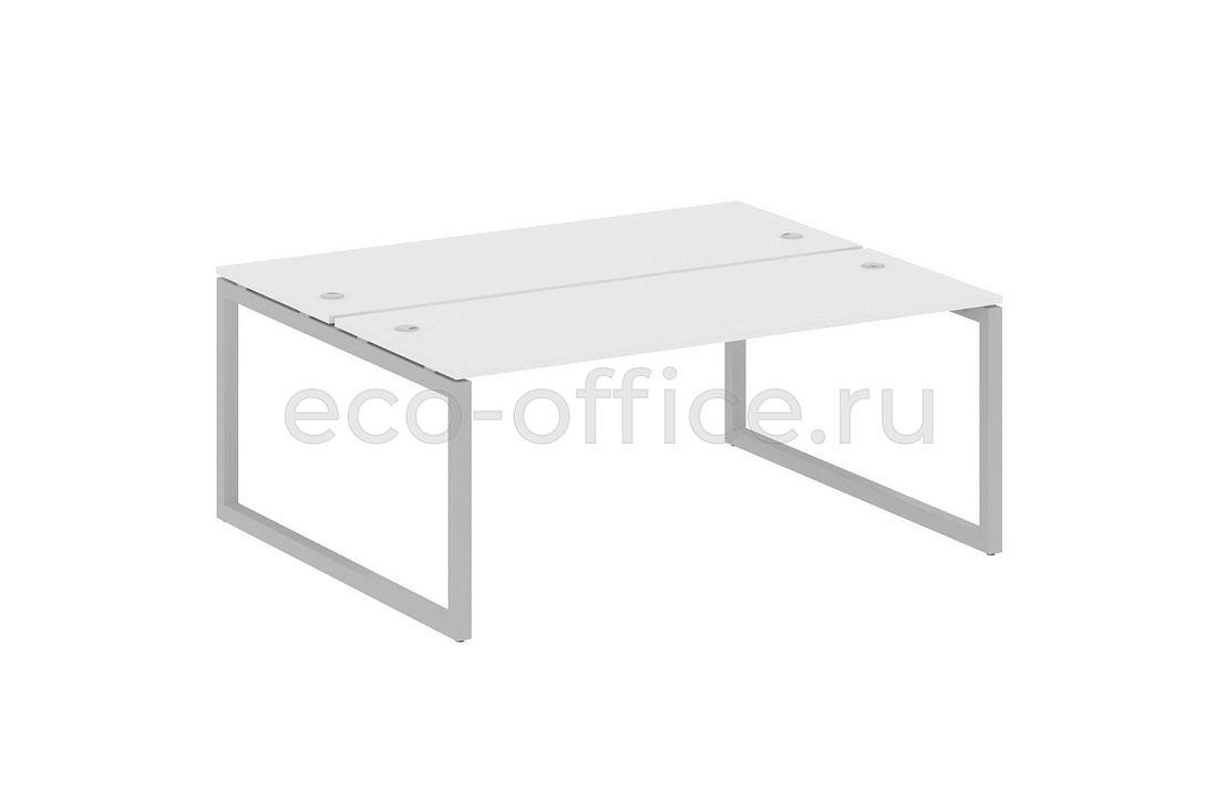 Рабочая станция METAL SYSTEM QUATTRO 5x5 50БО.РАС-СП-2.5 Белый / Серый металл  стоимость