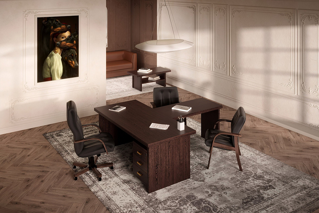 кабинет руководителя monza венге фото