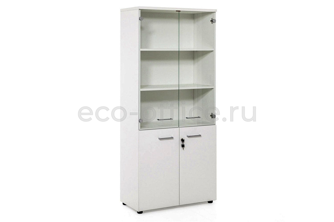 Шкаф комбинированный TOUR 80H009 W3 alum Белый купить в Москве