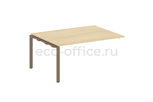 Проходной наборный элемент переговорного стола METAL SYSTEM STYLE БП.ППРГ-4 Акация Лорка / Мокко металл фото