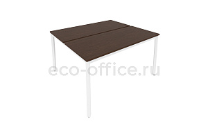 Рабочая станция на металлокаркасе SLIM SYSTEM С.СП-5.2 Венге Цаво / Белый металл фото