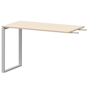 Бриф-приставка на металлокаркасе Protech АМ.О-120.60 Бук/Белый фото