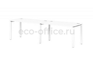 Линейный кластер на металлокаркасе 60*30 SENTIDA STEEL S-132 Белый фото