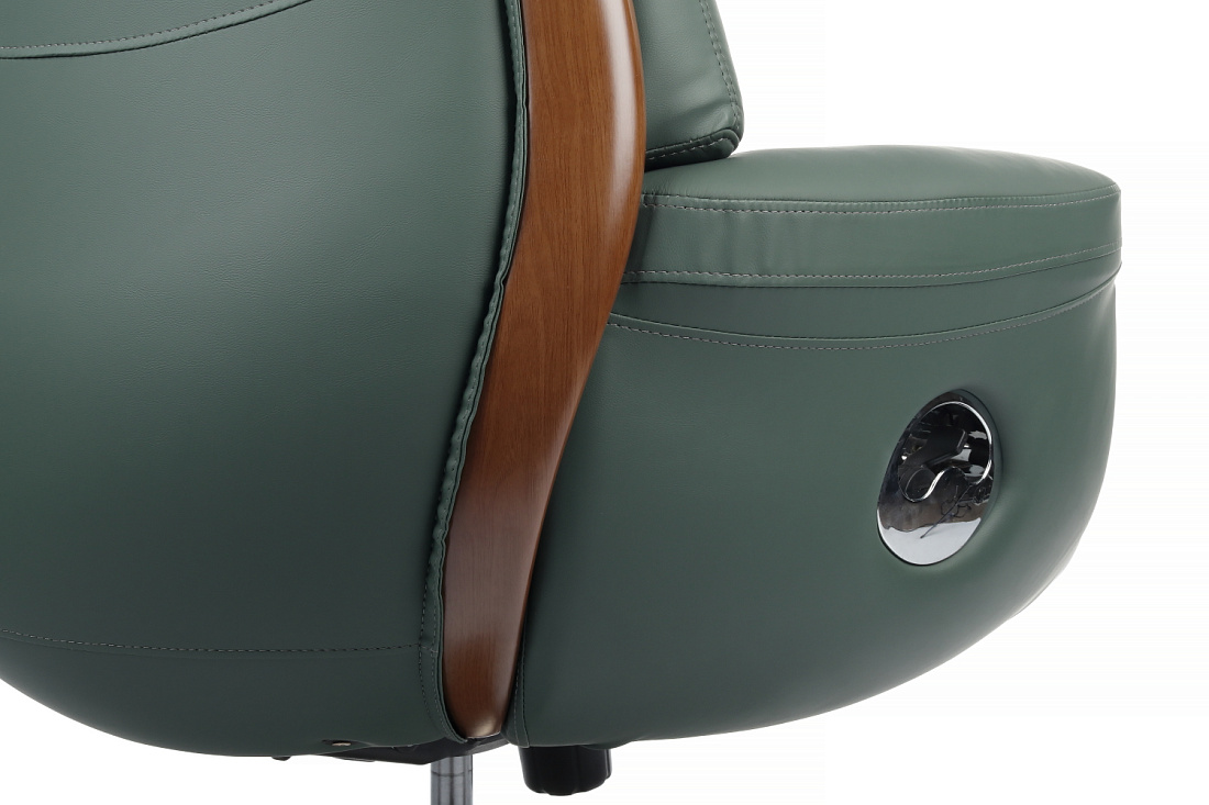 кресло руководителя rv design byron ys1505a зелёная кожа фото