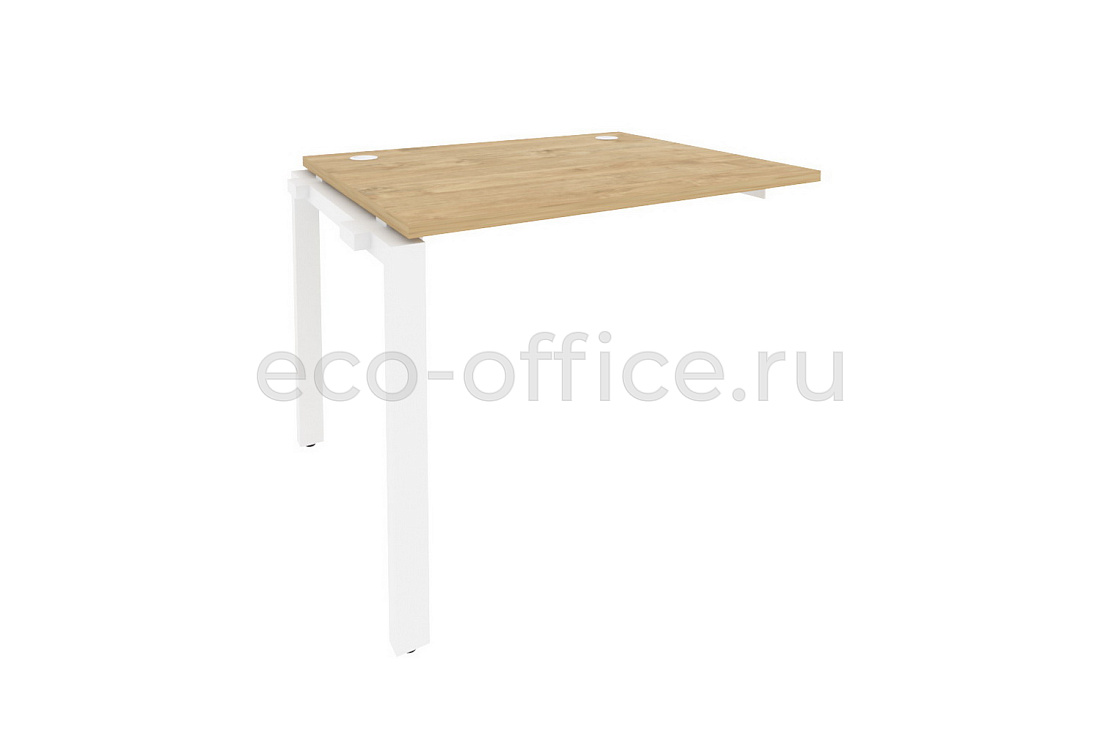 Наборный элемент рабочей станции на П-образном м/к ONIX O.MP-1.NRS-1.8 Тиквуд Светлый / Белый металл  стоимость