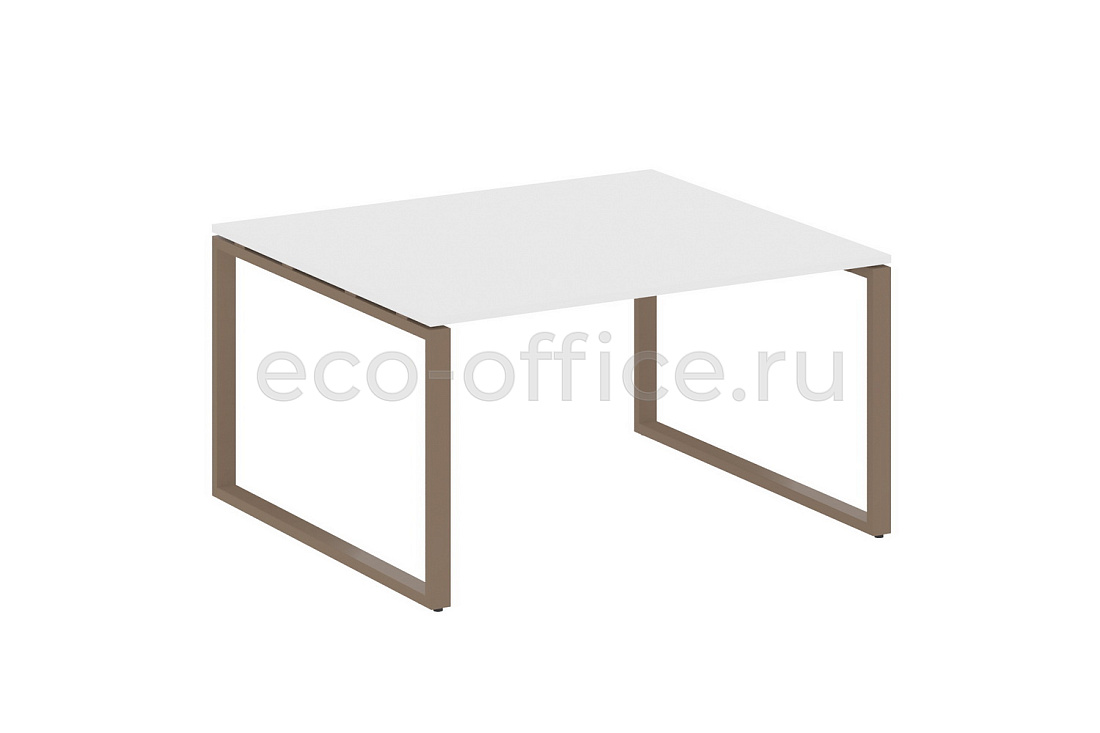Стол переговорный (1 столешница) METAL SYSTEM STYLE БО.ПРГ-1.3 Белый / Мокко металл  стоимость