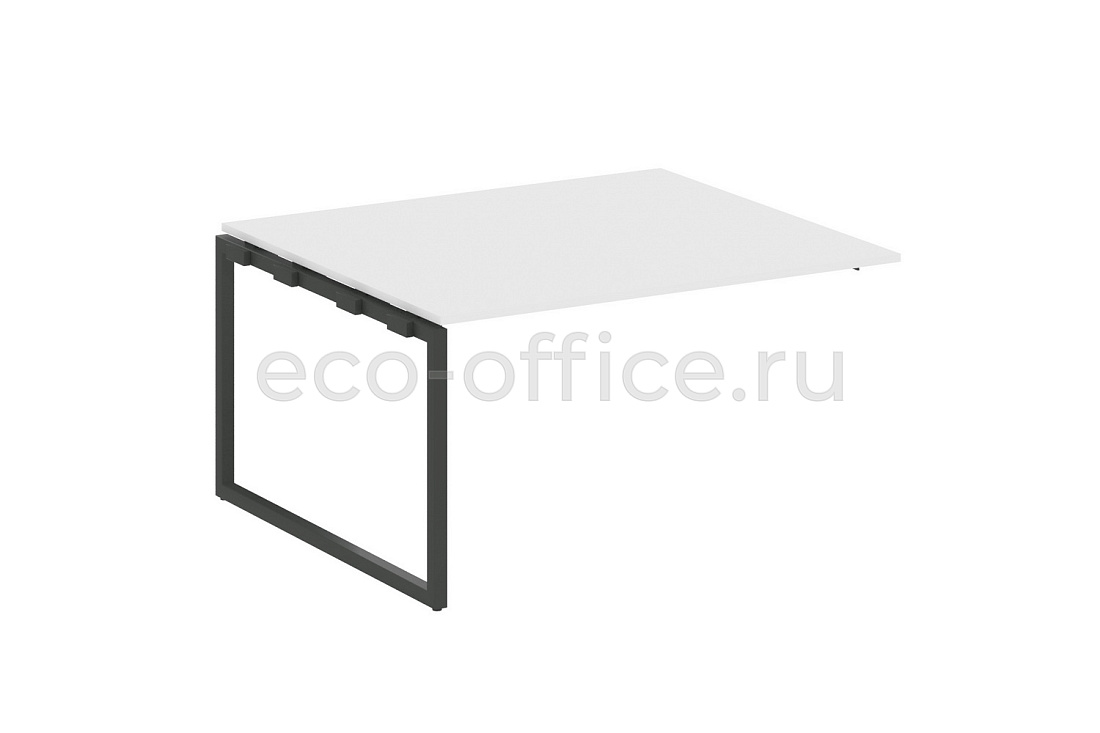 Проходной наборный элемент переговорного стола METAL SYSTEM QUATTRO 4x4 40БО.ППРГ-3 Белый / Антрацит металл  стоимость