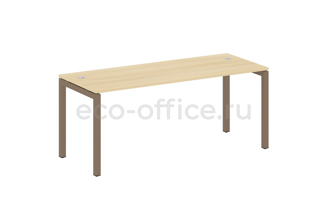 Стол письменный METAL SYSTEM QUATTRO 5x5 50БП.СП-5 Акация Лорка / Мокко металл купить в Москве