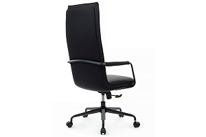 Кресло руководителя RV Chair TINO CM-P004AS Чёрная экокожа фото