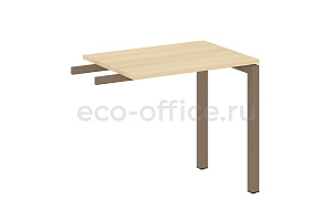 Приставной элемент на П-образном м/к METAL SYSTEM QUATTRO 5x5 50БП.ПР-2 Акация Лорка / Мокко металл фото