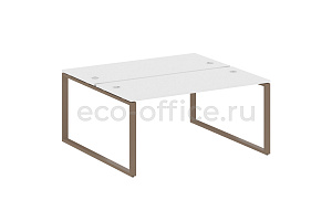 Рабочая станция METAL SYSTEM STYLE БО.РАС-СП-2.4 Белый / Мокко металл фото