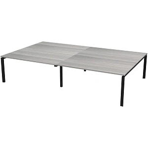 Стол на металлокаркасе Protech НТМП.П-140.11.2 Лиственница/Антрацит фото