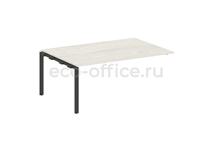 Проходной наборный элемент переговорного стола METAL SYSTEM STYLE БП.ППРГ-5 Дуб Наварра / Антрацит металл фото
