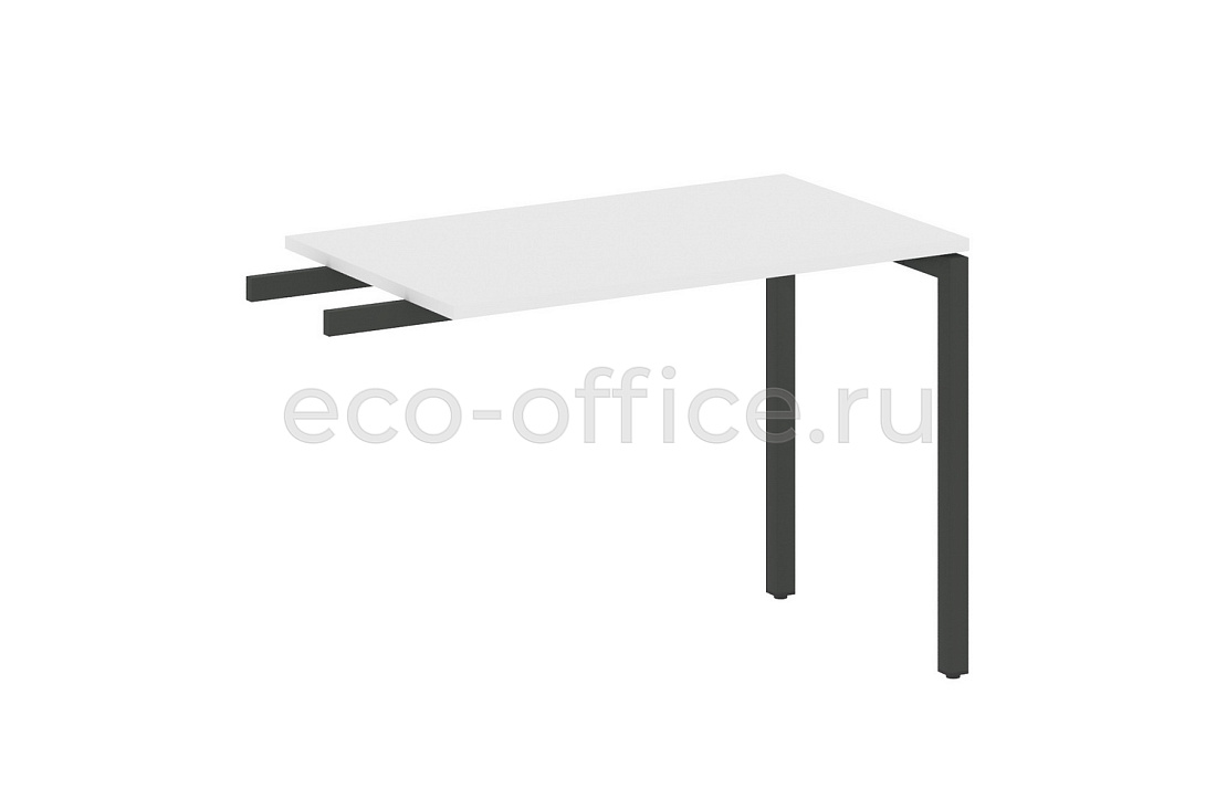 Приставной элемент на П-образном м/к METAL SYSTEM QUATTRO 4x4 40БП.ПР-3 Белый / Антрацит металл  стоимость