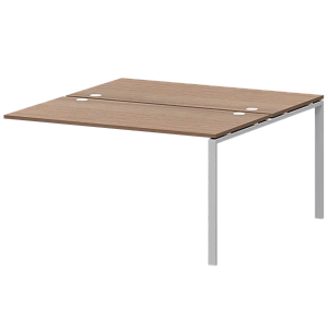 Модуль двойной на 2 рабочих места Protech АМБЭ-002.60 Орех/Белый фото