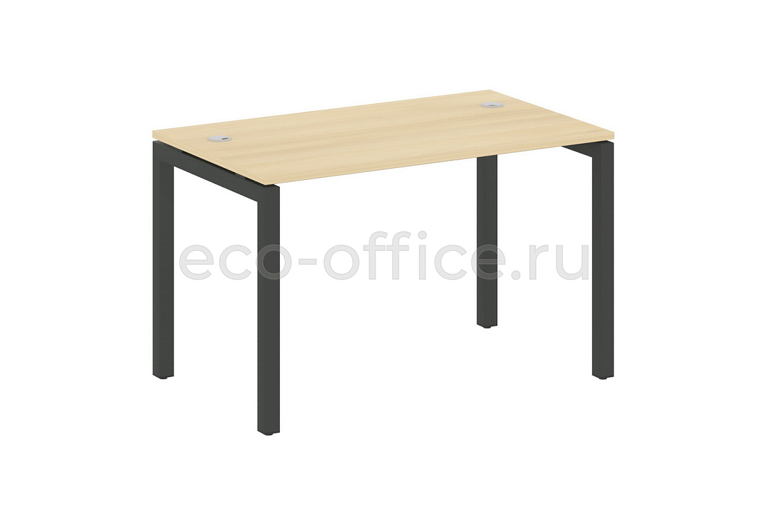 Стол письменный METAL SYSTEM QUATTRO 5x5 50БП.СП-2 Акация Лорка / Антрацит металл купить в Москве
