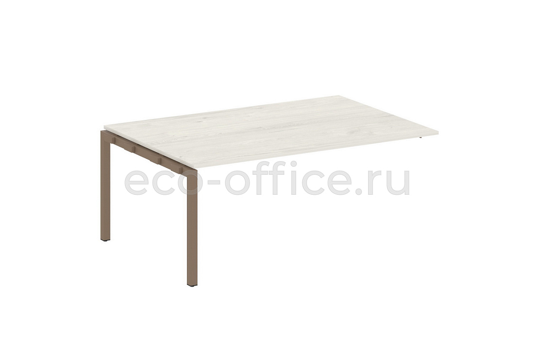 Проходной наборный элемент переговорного стола METAL SYSTEM QUATTRO 5x5 50БП.ППРГ-5 Дуб Наварра / Мокко металл  стоимость