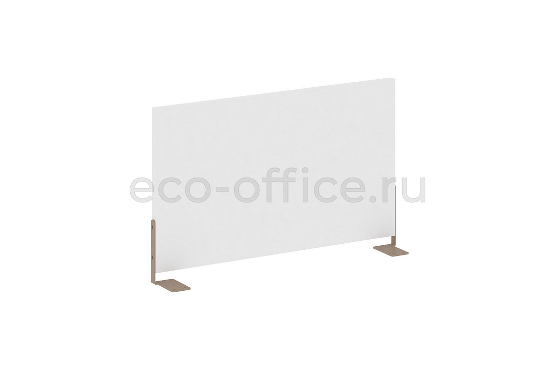 Экран для стола боковой L600 METAL SYSTEM STYLE Б.ЭКР-60 Белый / Мокко металл  стоимость