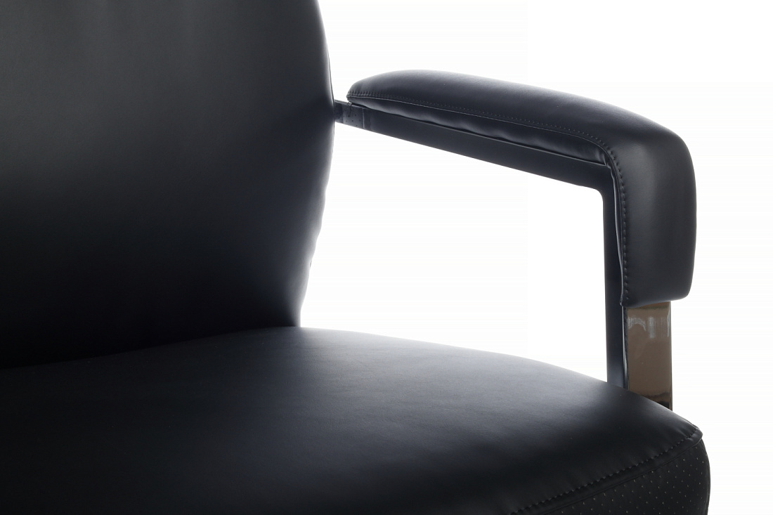 кресло rv chair leon-m b916 чёрная экокожа фото