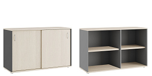 Тумба с раздвижными фасадами Tess TES38134634 фото