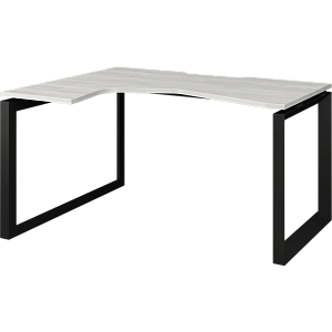 Стол эргономичный левый на металлокаркасе Protech НТМП.О-040.ЛВ Сосна винтер/Антрацит фото