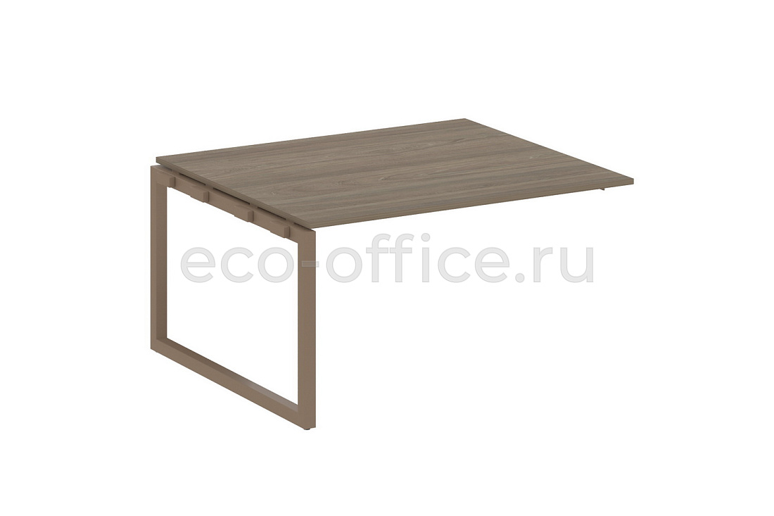 Проходной наборный элемент переговорного стола METAL SYSTEM QUATTRO 5x5 50БО.ППРГ-3 Вяз Благородный / Мокко металл  стоимость