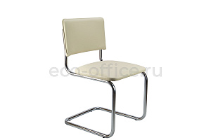 Стул RV Chair СИЛЬВИЯ Хром / Бежевая экокожа фото