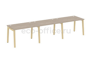 Рабочая станция на 3 рабочих места ONIX WOOD OW.RS-3.2.8 Дуб Аттик / Дуб Светлый фото