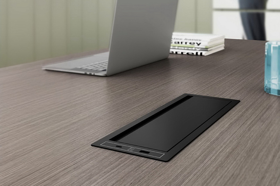 лючок прямоугольный cover flap т193185 чёрный металл фото