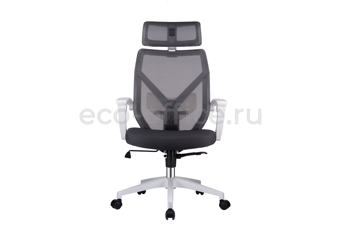 Кресло RV Chair OLIVER W-203 AC Белый пластик / Серая сетка  стоимость