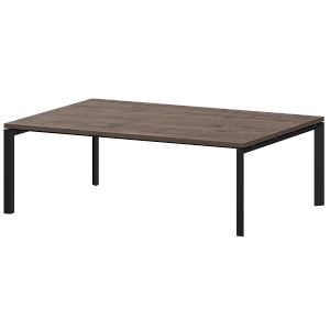 Стол переговорный на металлокаркасе Protech КТМ-14.14.38 Дуб апрель/Черный фото