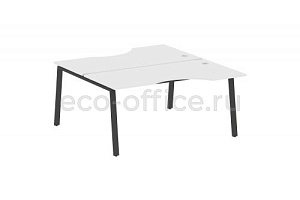Рабочая станция криволинейная METAL SYSTEM STYLE БА.РАС-СА-2.1 Белый / Антрацит металл фото