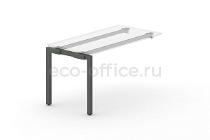 Металлокаркас на П-образной опоре 50x50 для наборного элемента 1000*720 Антрацит металл фото