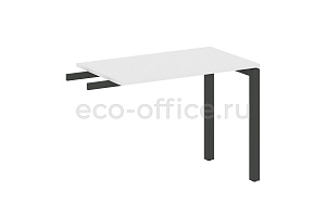 Приставной элемент на П-образном м/к METAL SYSTEM QUATTRO 5x5 50БП.ПР-3 Белый / Антрацит металл фото