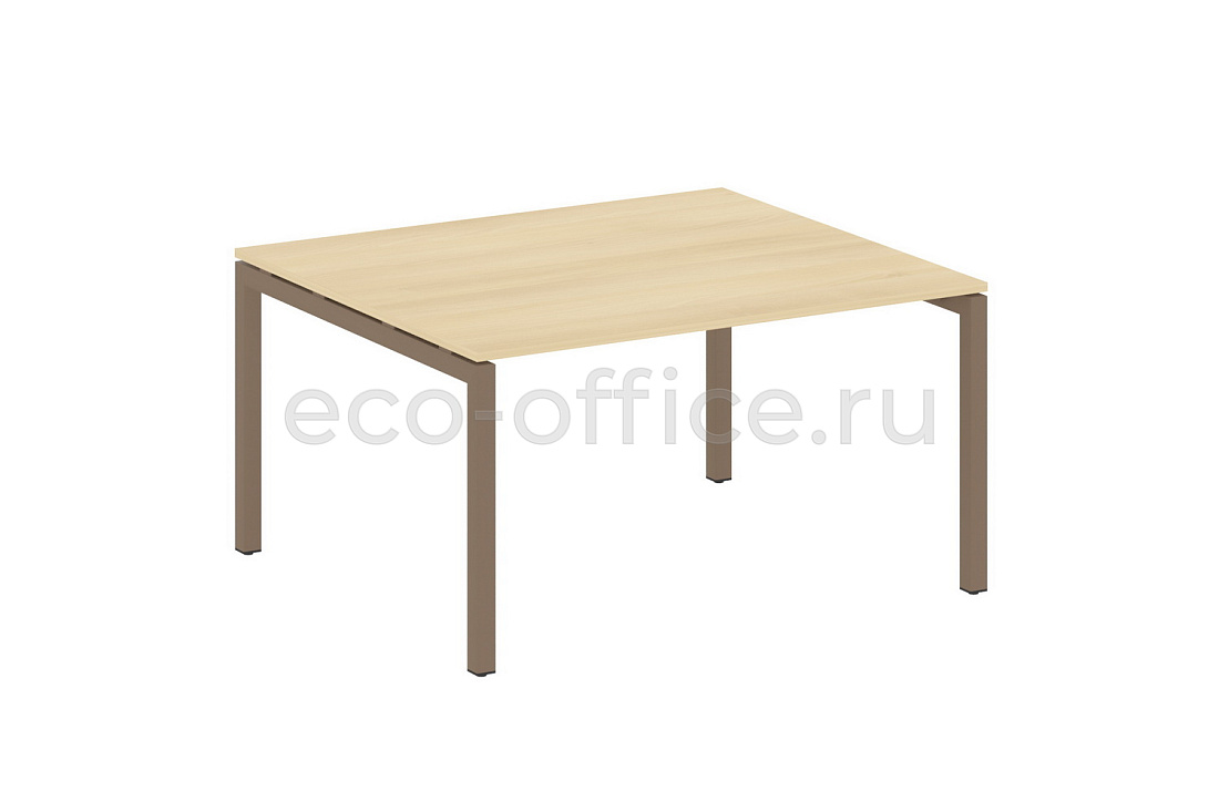 Стол переговорный (1 столешница) METAL SYSTEM QUATTRO 5x5 50БП.ПРГ-1.3 Акация Лорка / Мокко металл  стоимость
